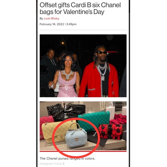 Chanel Baby Blue Small Vanity Case - Picture 6 of 6